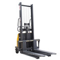 adjustable forks manual hand stacker forklift motorize all terrain pallet truck stacker